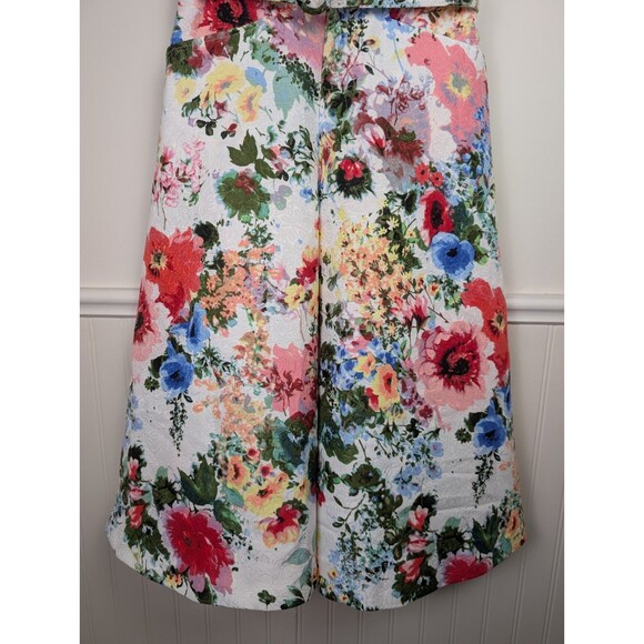 Danny and Nicole Dress Sz 4 Floral Print Pockets Sleeveless Summer Bloom Cottage - Picture 3 of 16